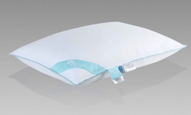 фото Подушка белая гелевая мягкая для сна arya micro gel 50x70 высота 13 см