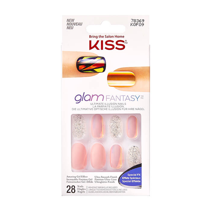 фото Набор накладных ногтей kiss glam fantasy nail kit (kgf09c)