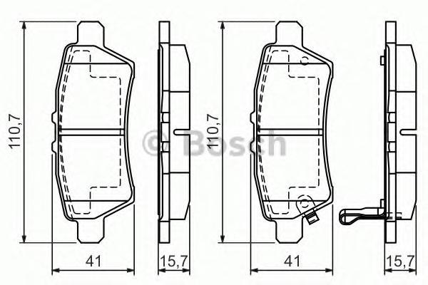 

Колодки тормозные дисковые задн NISSAN: PATHFINDER (R51) 2.5 dCi 4WD/3.0 dCi/4.0 4WD 05-