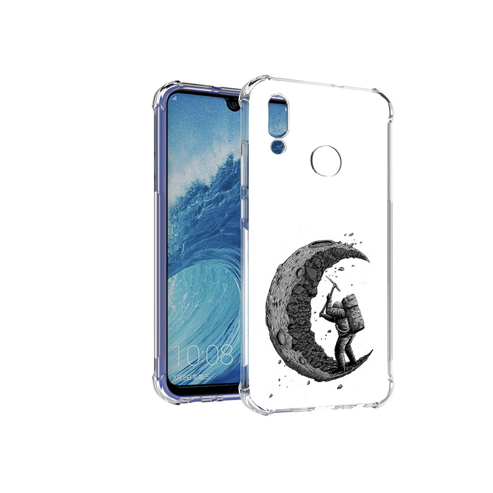 

Чехол MyPads Tocco для Huawei P Smart (2019) камненная луна, Прозрачный, Tocco