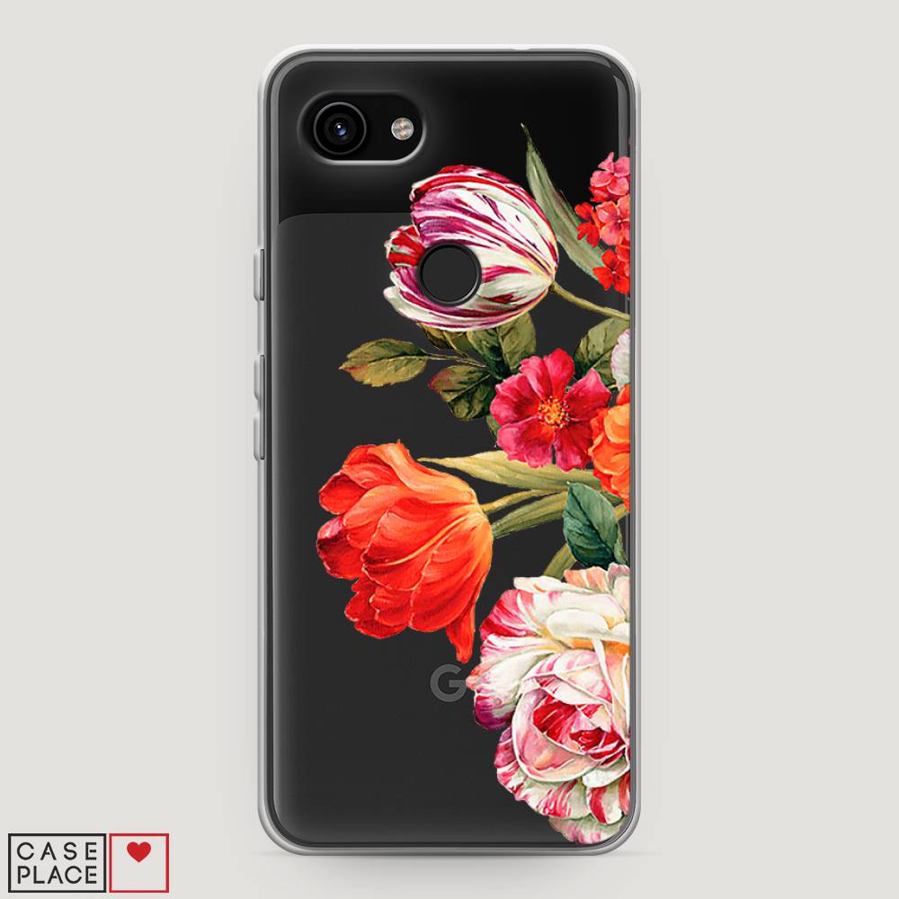 

Чехол Awog на Google Pixel 3a "Весенний букет", Разноцветный, 270150-8