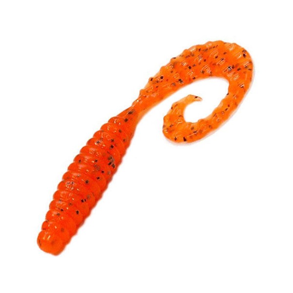 

Мягкие приманки Bait Breath Curly Grub 4,5" (8шт) #Ur20, Оранжевый, Curly Grub
