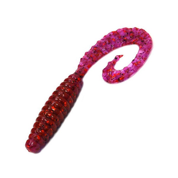 

Мягкие приманки Bait Breath Curly Grub 2,5" (12шт) #Ur29, Розовый;красный, Curly Grub