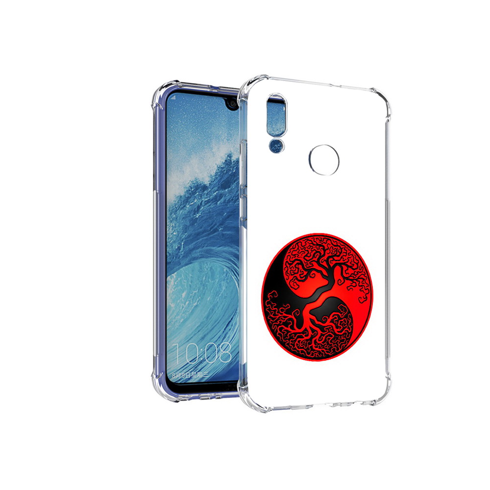 Чехол MyPads Tocco для Huawei P Smart (2019) инь янь дерево