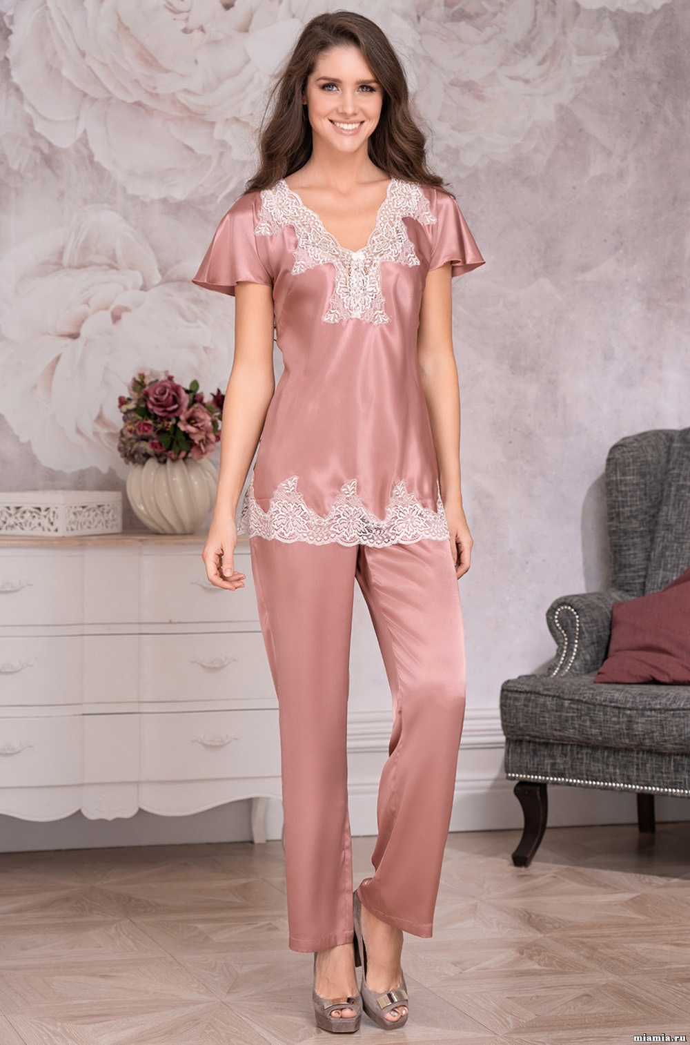 

Пижама женская Mia-Amore 3446 розовая M, 3446