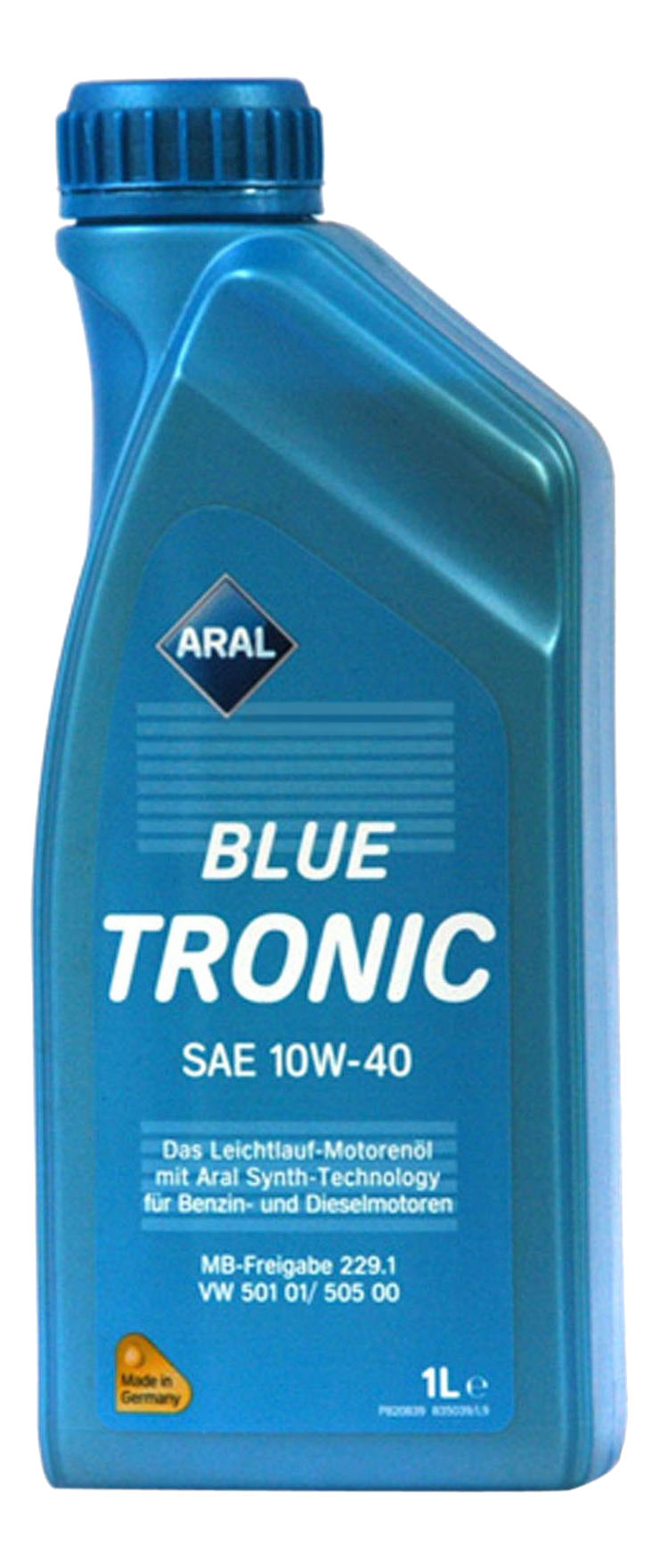 Моторное масло ARAL Blue Tronic 10W40 1л