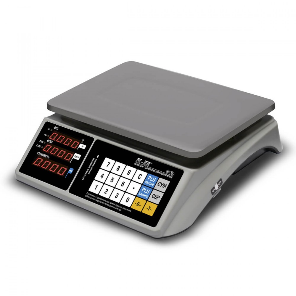 

Весы торговые Mercury M-ER 328AC-32.5 Touch-M серый, белый, Mercury M-ER 328AC-32.5 Touch-M