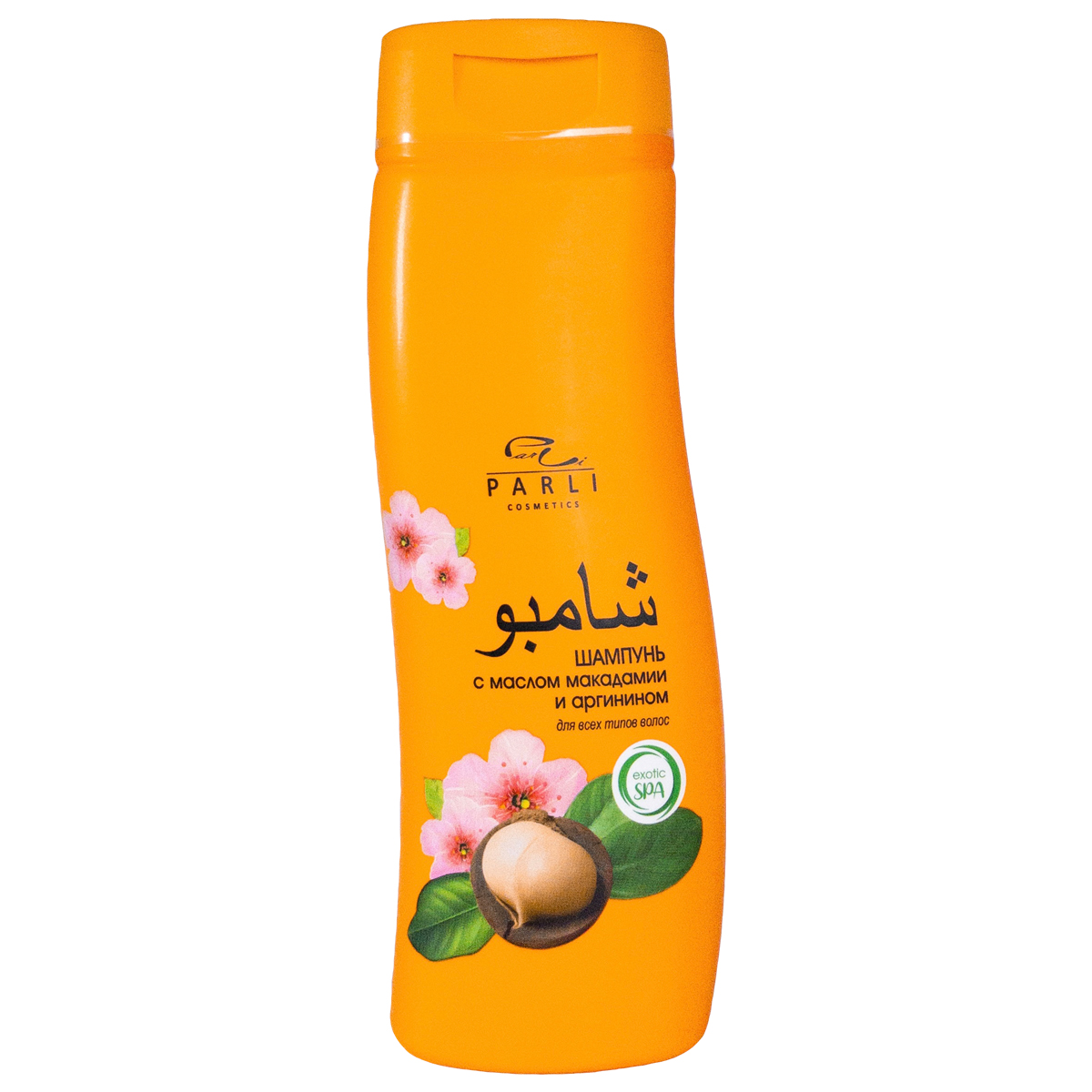 

Шампунь для волос Parli Cosmetics с маслом макадамии Exotic SPA 400мл