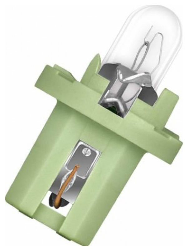 

12V (2,0W) пластмассовый патрон (бело-зеленый) min10