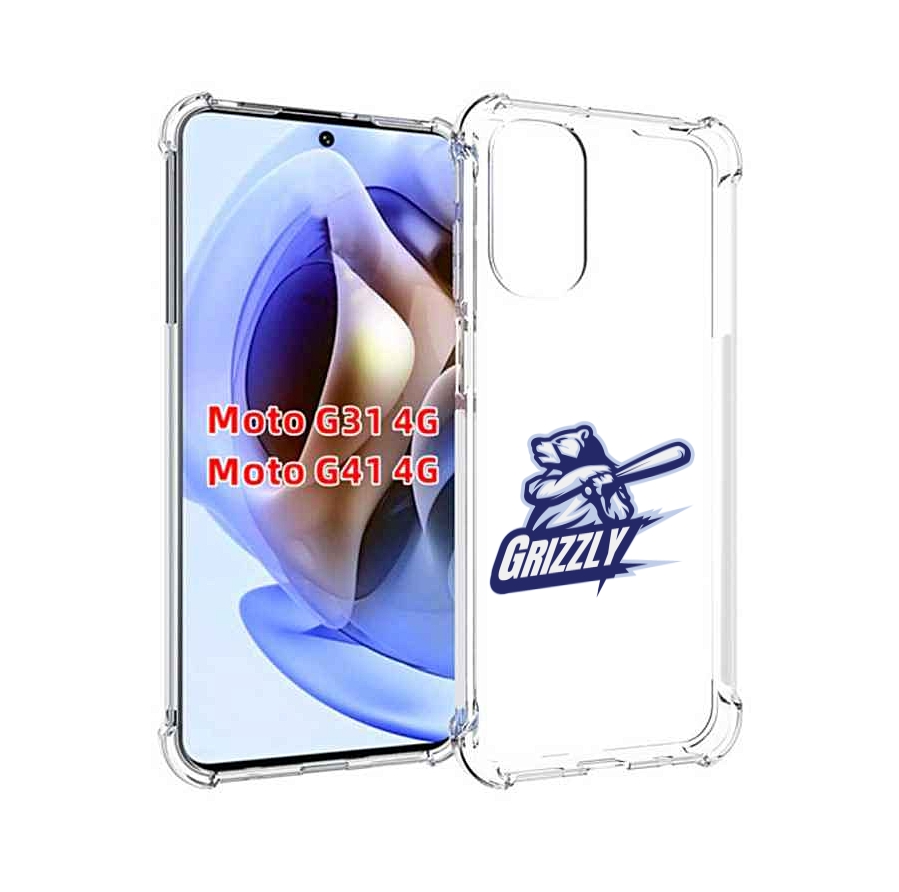 

Чехол MyPads Гризли для Motorola Moto G31 4G / G41 4G, Прозрачный, Tocco