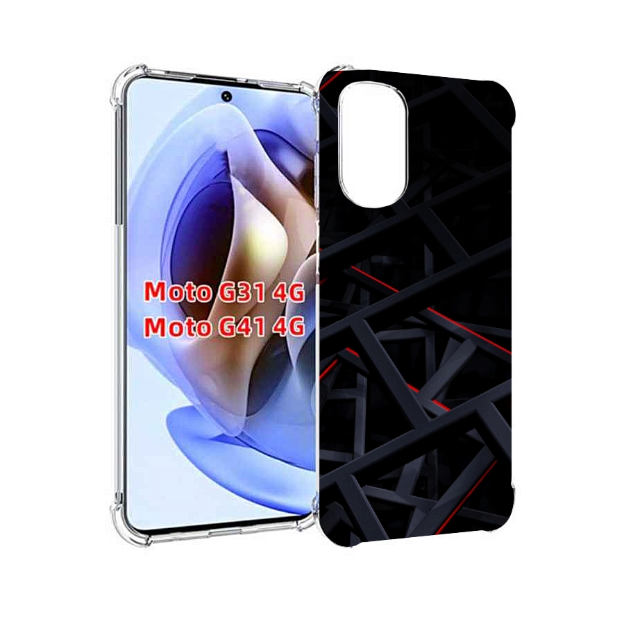 

Чехол MyPads Геометрия для Motorola Moto G31 4G / G41 4G, Прозрачный, Tocco