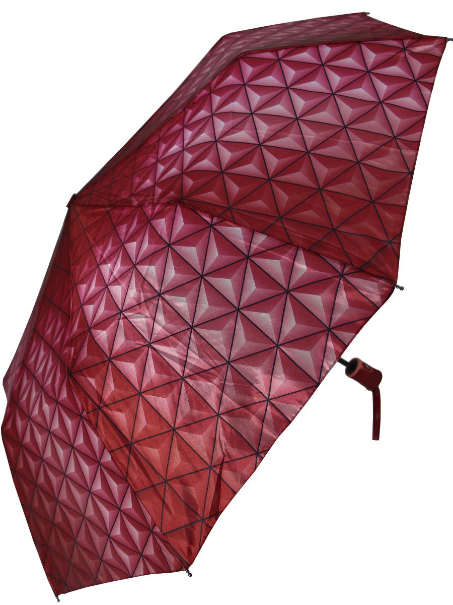 

Зонт складной женский полуавтоматический Popular Umbrella 114 красный, 114