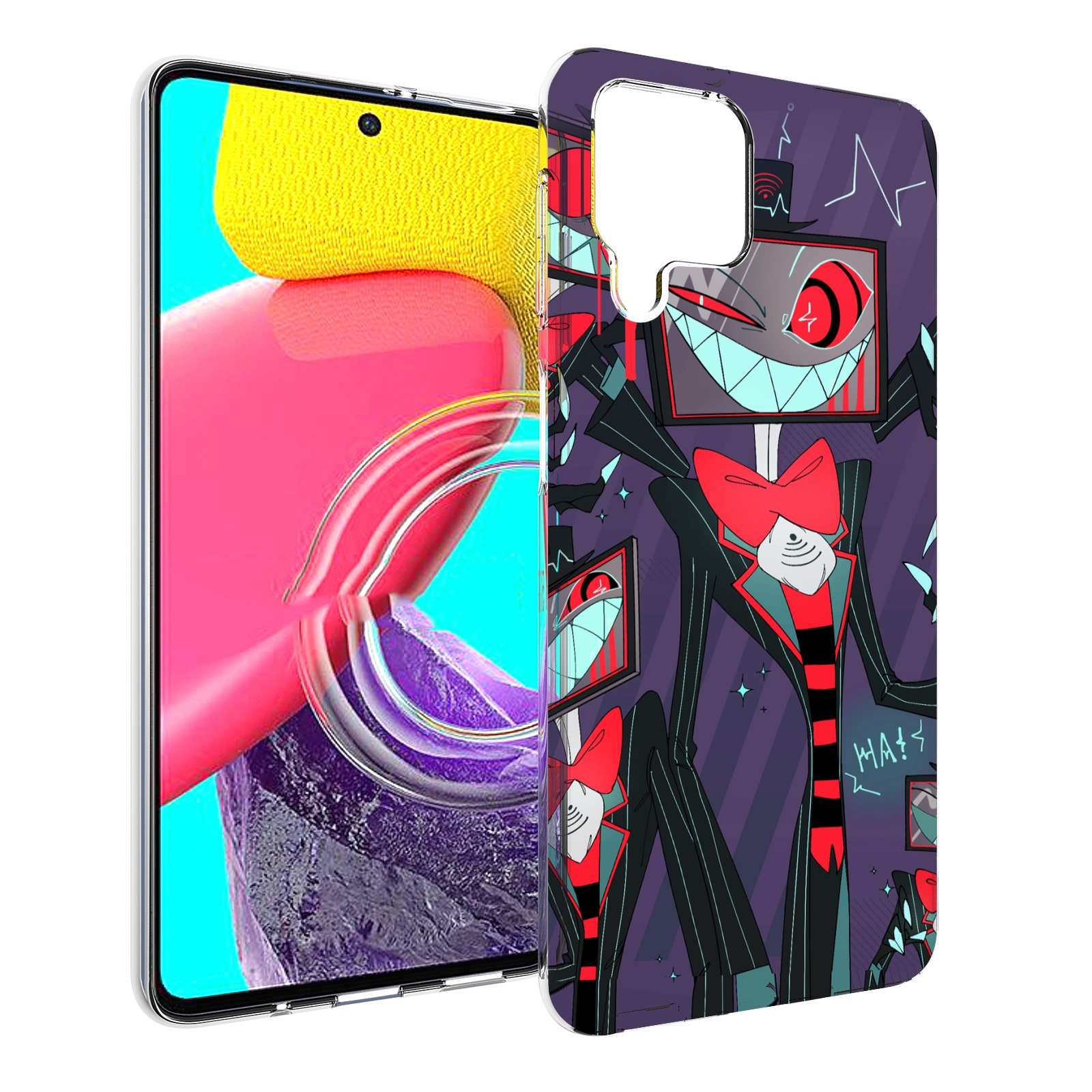 

Чехол MyPads hazbin hotel для Samsung Galaxy M53 (SM-M536), Прозрачный, Tocco