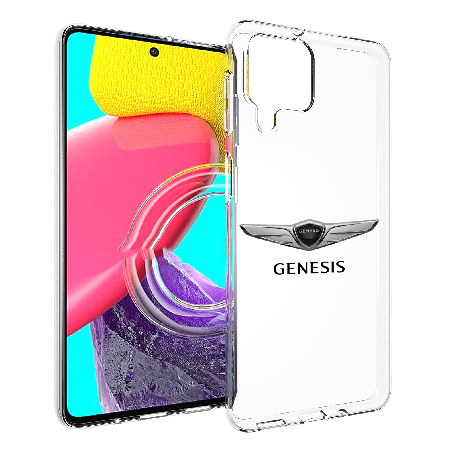 

Чехол Mypads Genesis-3 Мужской Для Samsung Galaxy M53 (Sm-M536), Прозрачный, Tocco