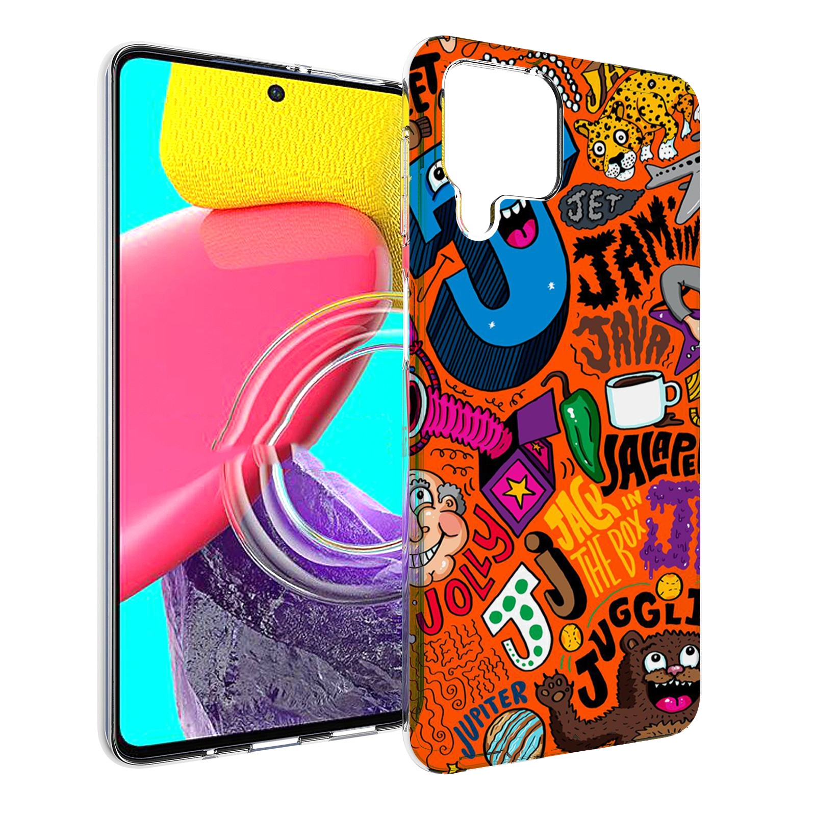 

Чехол Mypads Funky-Decor Для Samsung Galaxy M53 (Sm-M536), Прозрачный, Tocco