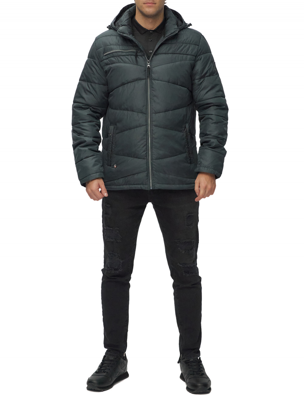 

Куртка мужская NoBrand AD62188 серая 54 RU, AD62188