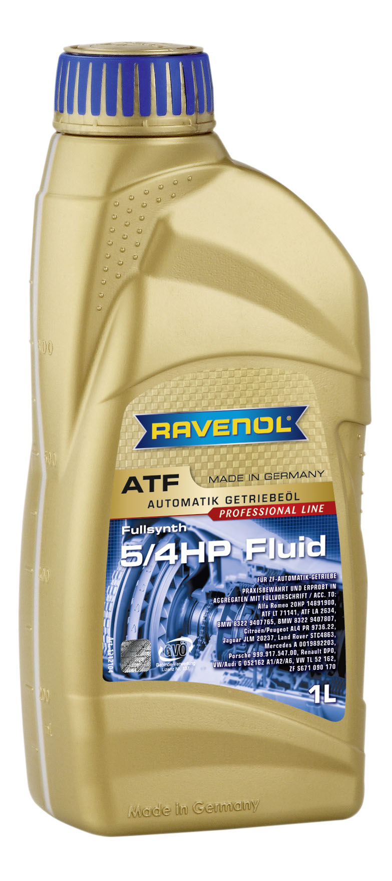 Трансмиссионное масло RAVENOL 121210400101999 ATF 5/4 HP