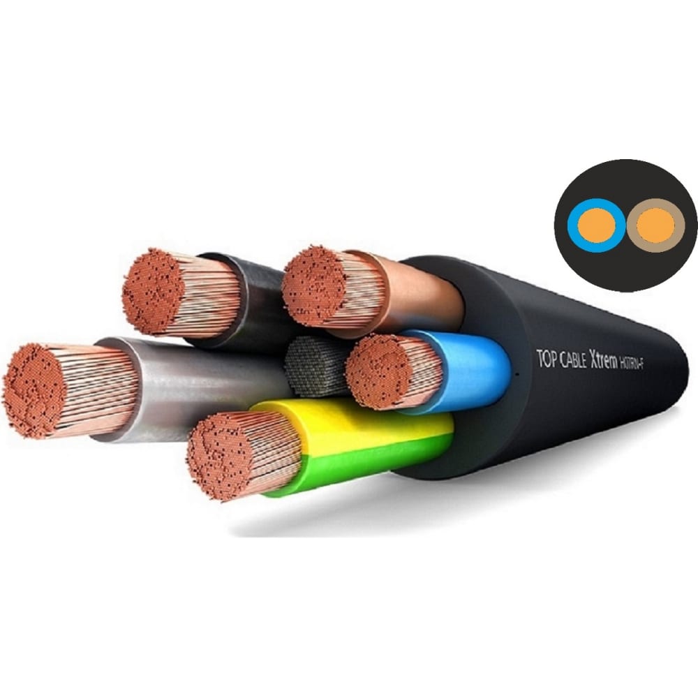 Top cable XTREM H07RN-F 7Х2,5 0,6 1kV Кабель гибкий силовой 10 метров 3007002MR10RU