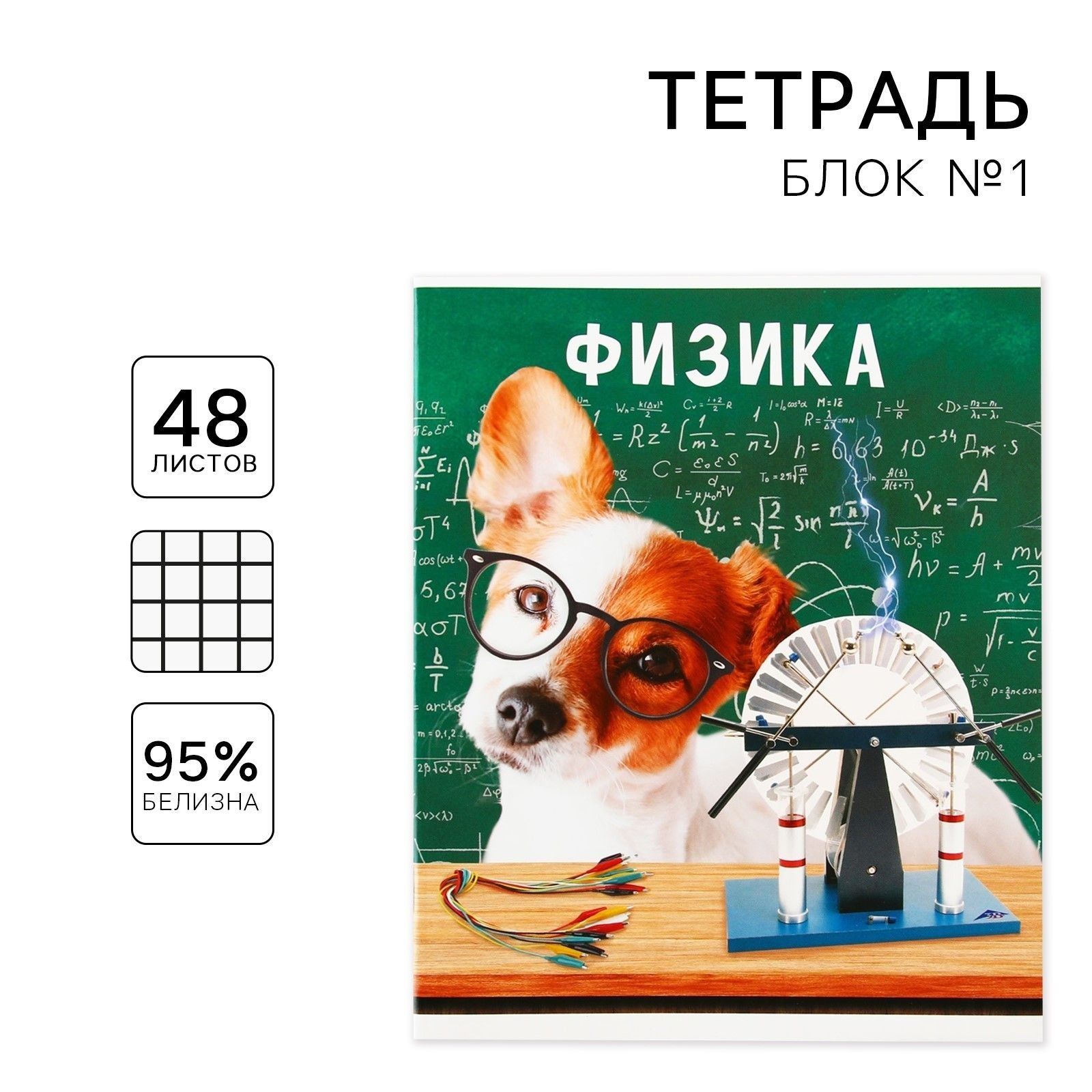 

Тетрадь предметная 48 листов, А5, МИЛЫЕ ПИТОМЦЫ, со справочными материалами Физика