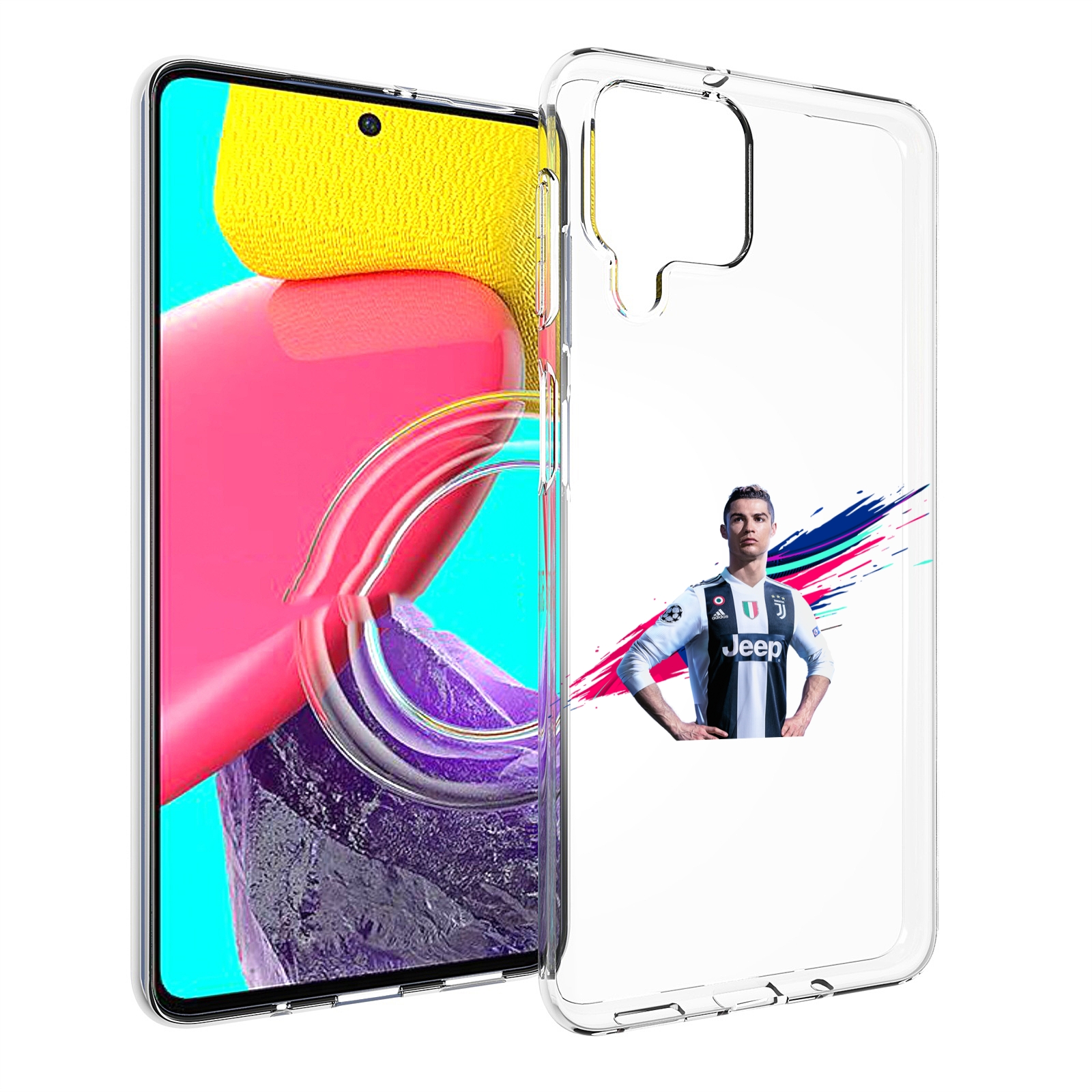 

Чехол MyPads fifa-Криштиану-Роналду мужской для Samsung Galaxy M53 (SM-M536), Прозрачный, Tocco