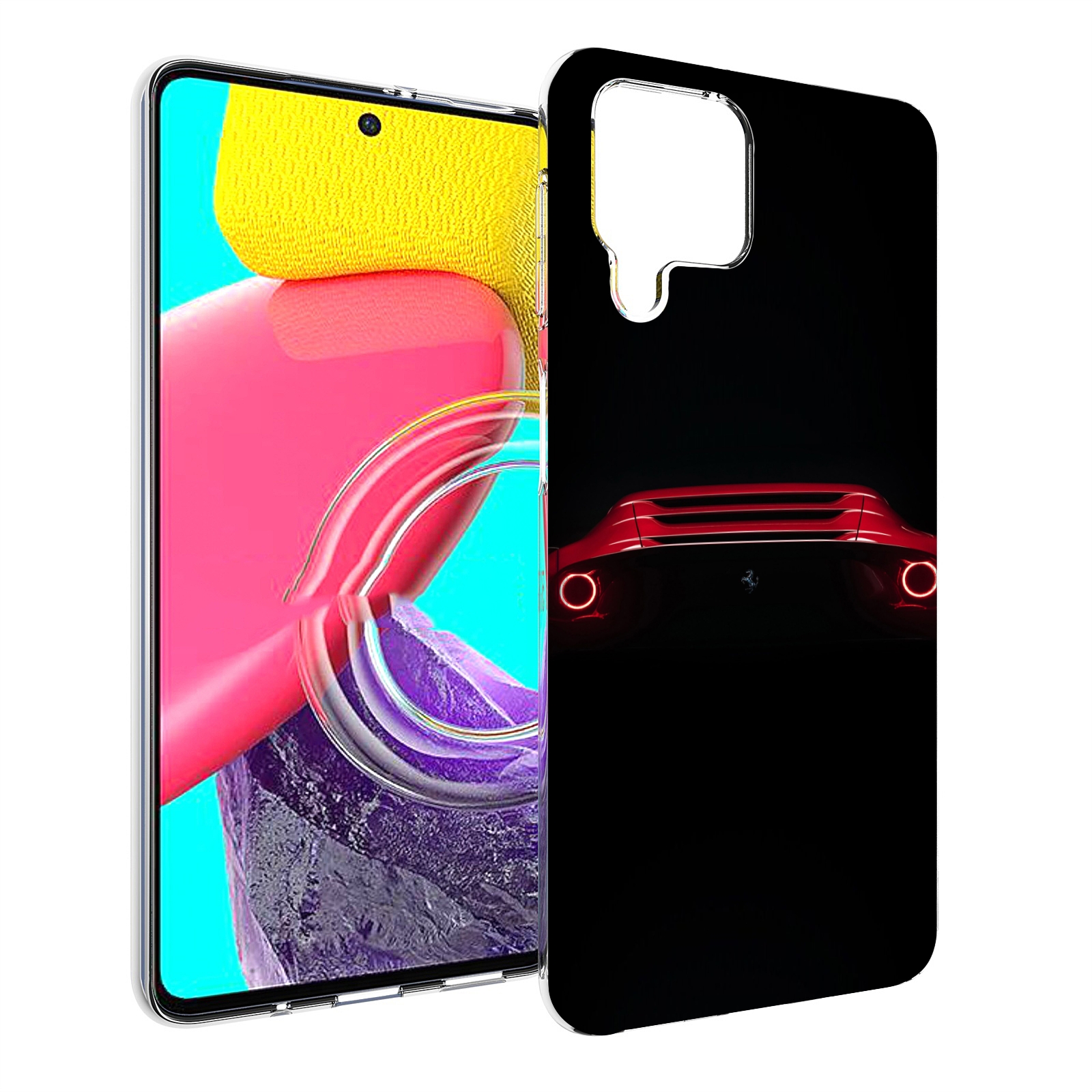 

Чехол Mypads Ferrari 1 Для Samsung Galaxy M53 (Sm-M536), Прозрачный, Tocco