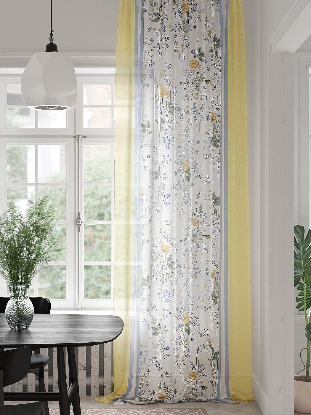 

Тюль AT HOME Рилемнис высота 280 см, ширина 150 см, крепление - шторная лента, Белый, 974290