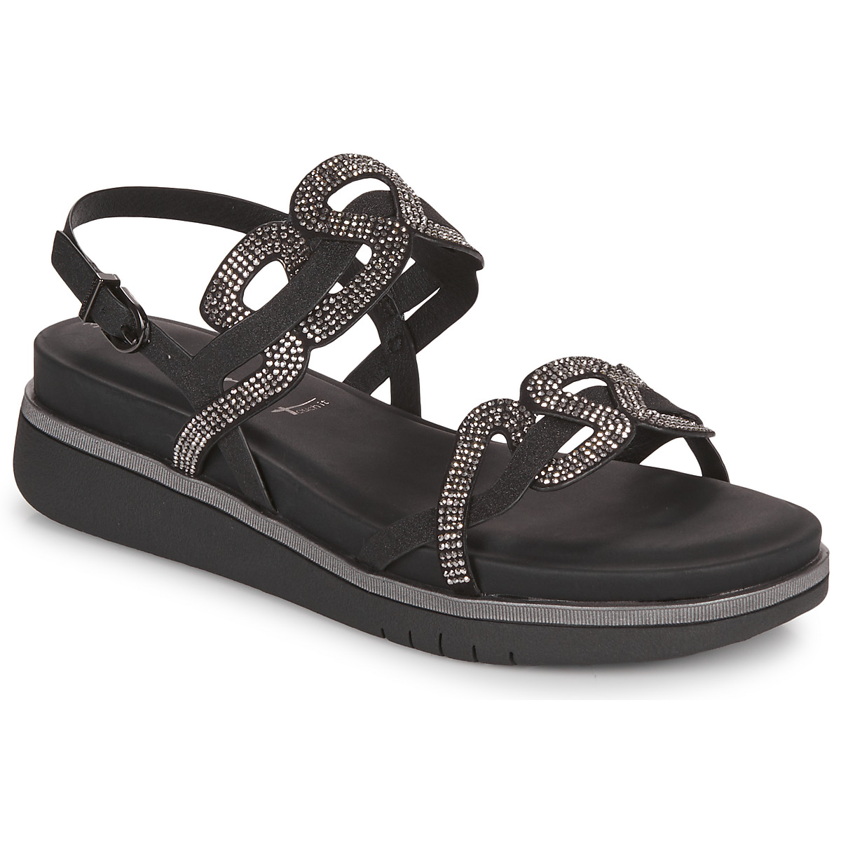 

Сандалии женские Tamaris 24300043 черные 40 EU, Черный, 24300043