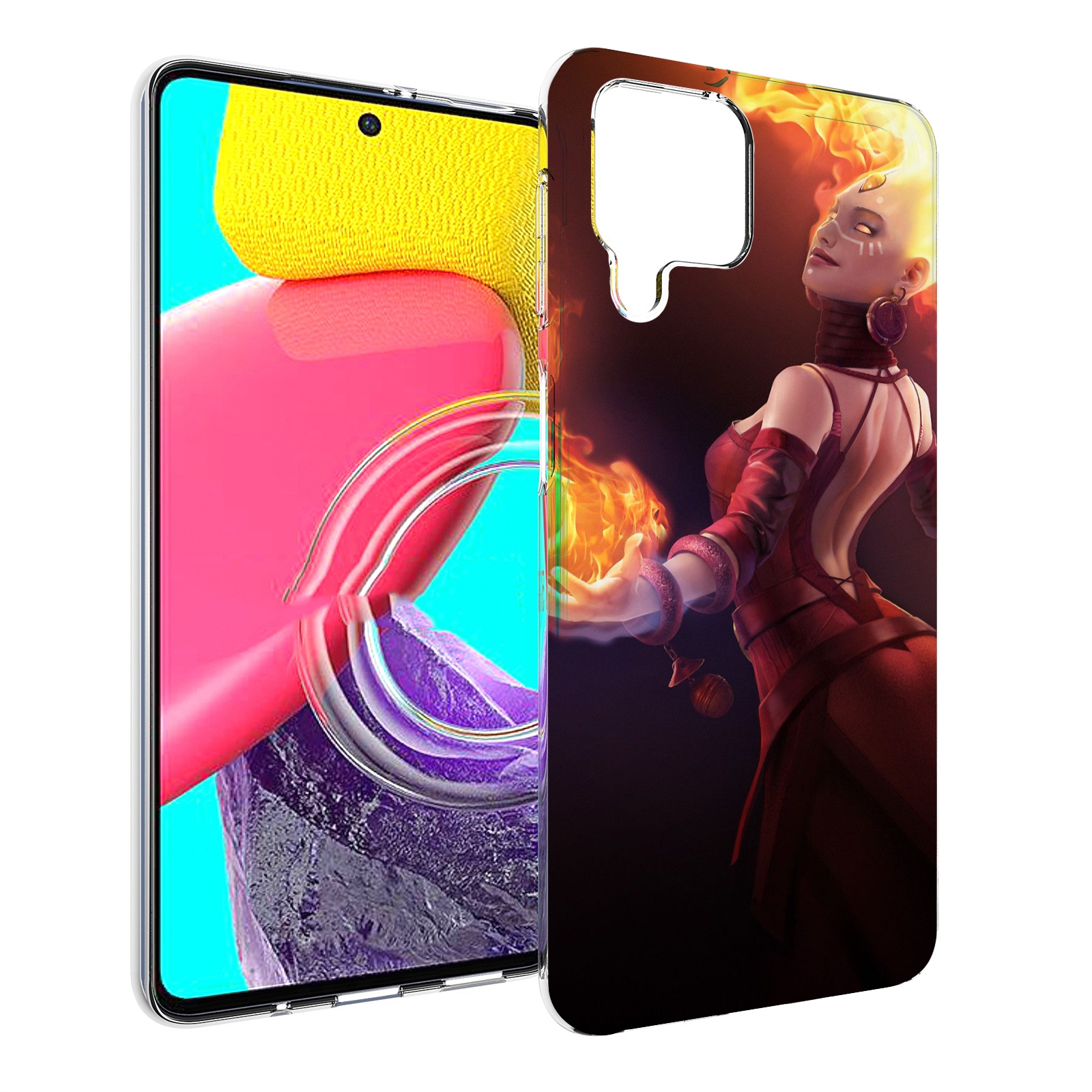

Чехол MyPads dota 2 Lina для Samsung Galaxy M53 (SM-M536), Прозрачный, Tocco