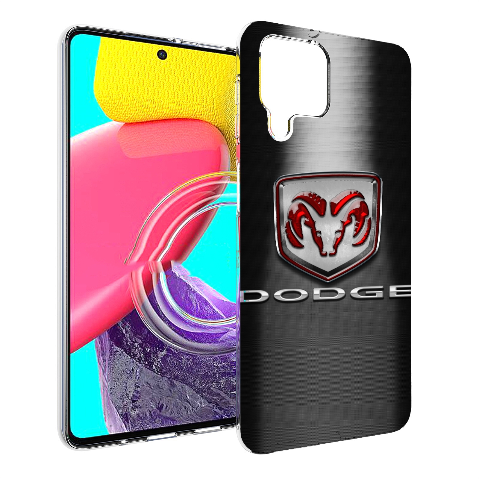 

Чехол Mypads Dodge 1 Мужской Для Samsung Galaxy M53 (Sm-M536), Прозрачный, Tocco