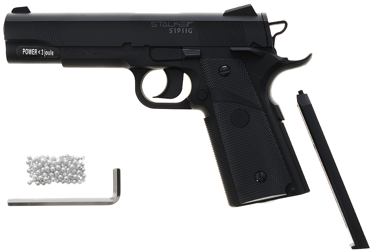 Пистолет пневматический Stalker S1911G (ан. 