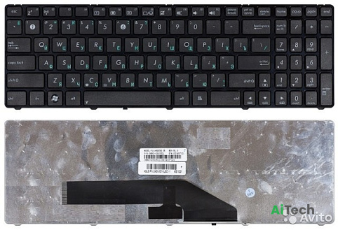

Клавиатура для Asus K50 K60 K70 p/n: 04GNV91KRU00-1, 04GNV91KRU00-2, 04GNVK5KRU01-2