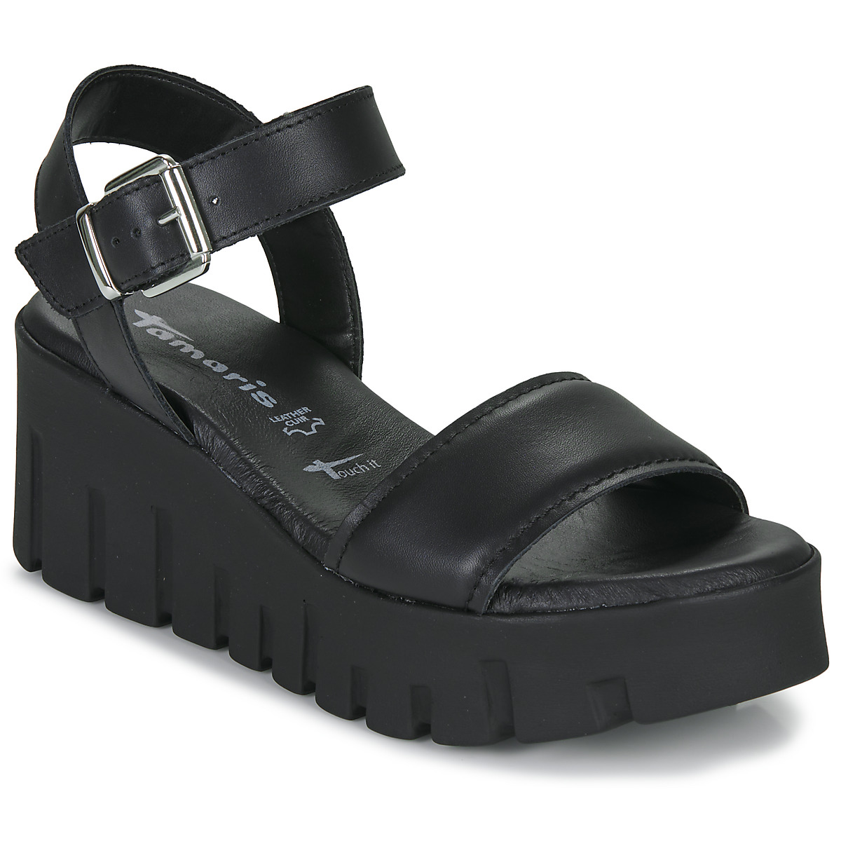 

Босоножки женские Tamaris 24300042 черные 40 EU, Черный, 24300042