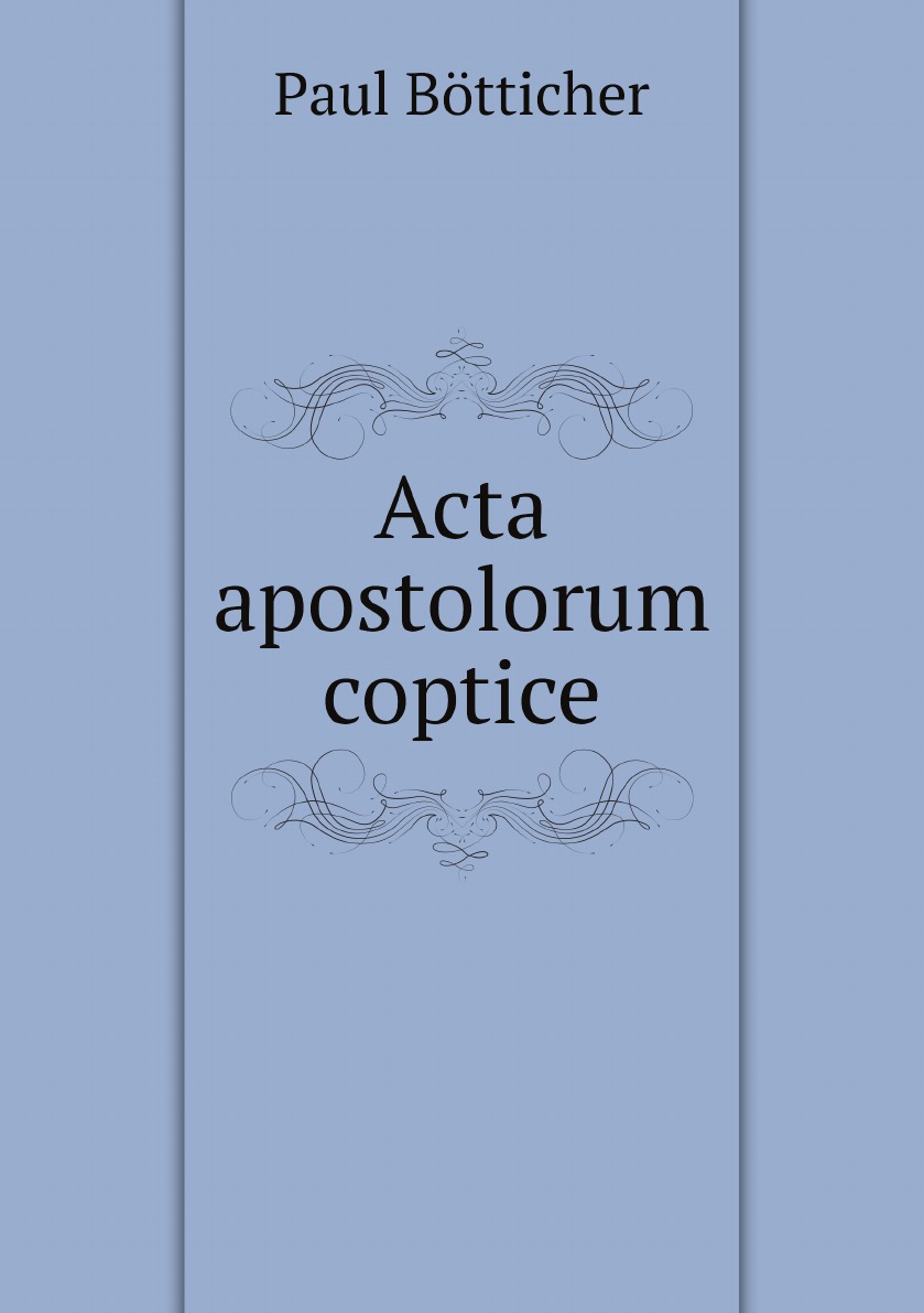 

Acta apostolorum coptice