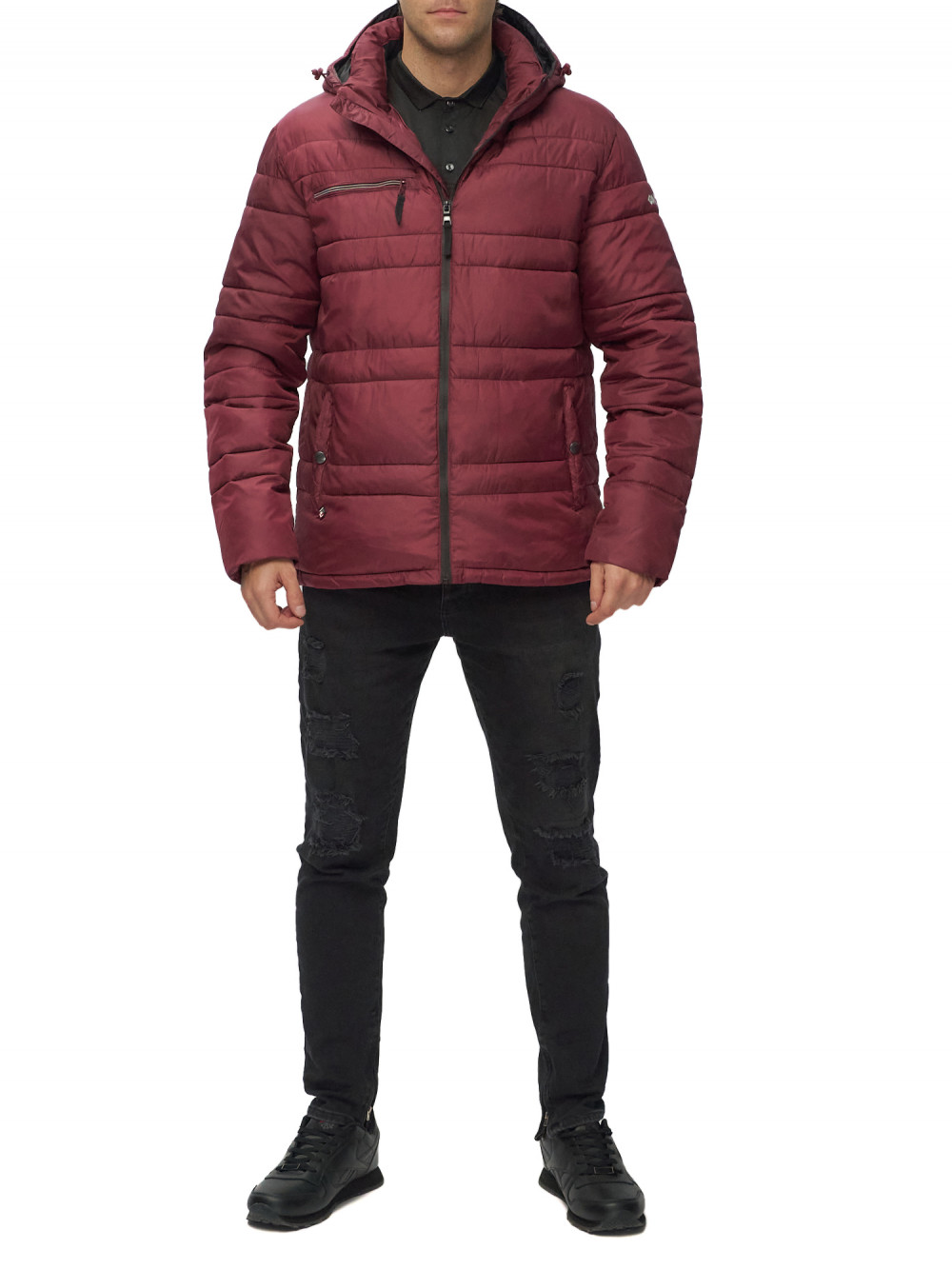 

Куртка мужская NoBrand AD62175 бордовая 52 RU, Бордовый, AD62175