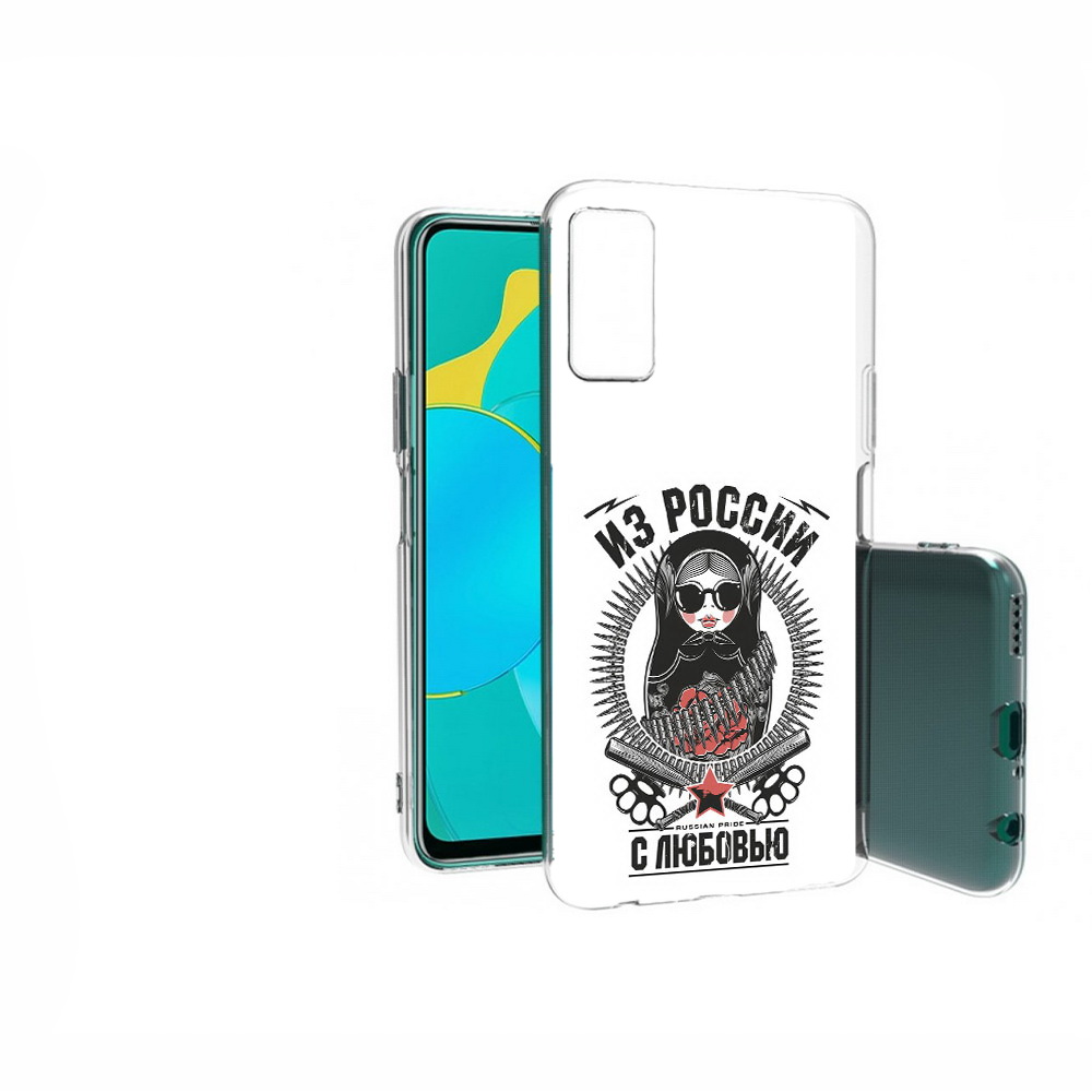 

Чехол MyPads Tocco для Huawei Honor 30S Из России с любовью, Прозрачный, Tocco