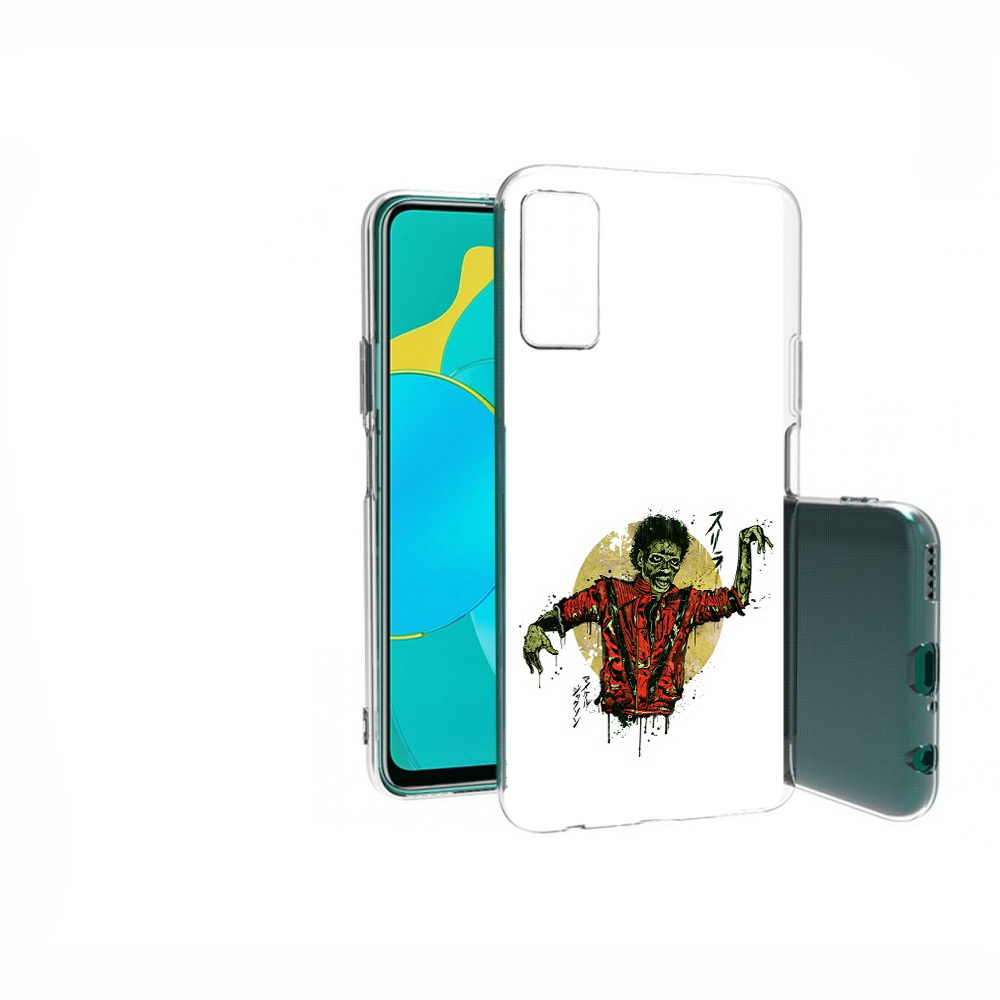 

Чехол MyPads Tocco для Huawei Honor 30S Зомби, Прозрачный, Tocco