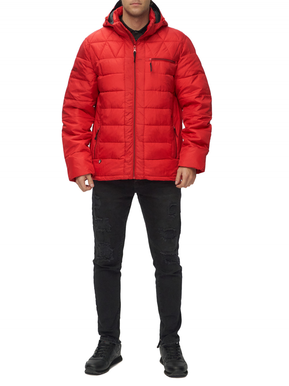 

Куртка мужская NoBrand AD62187 красная 50 RU, Красный, AD62187