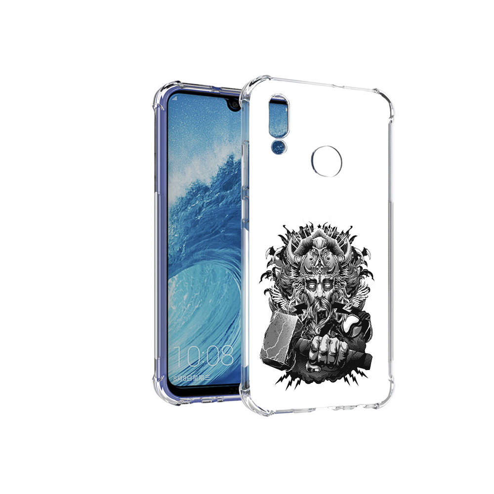 

Чехол MyPads Tocco для Huawei P Smart (2019) злой тор, Прозрачный, Tocco
