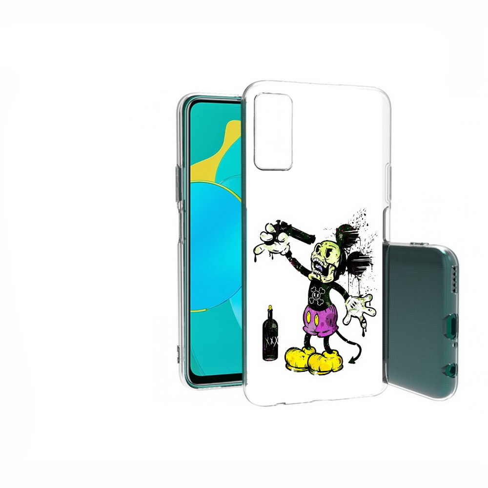 

Чехол MyPads Tocco для Huawei Honor 30S Драг Микки, Прозрачный, Tocco