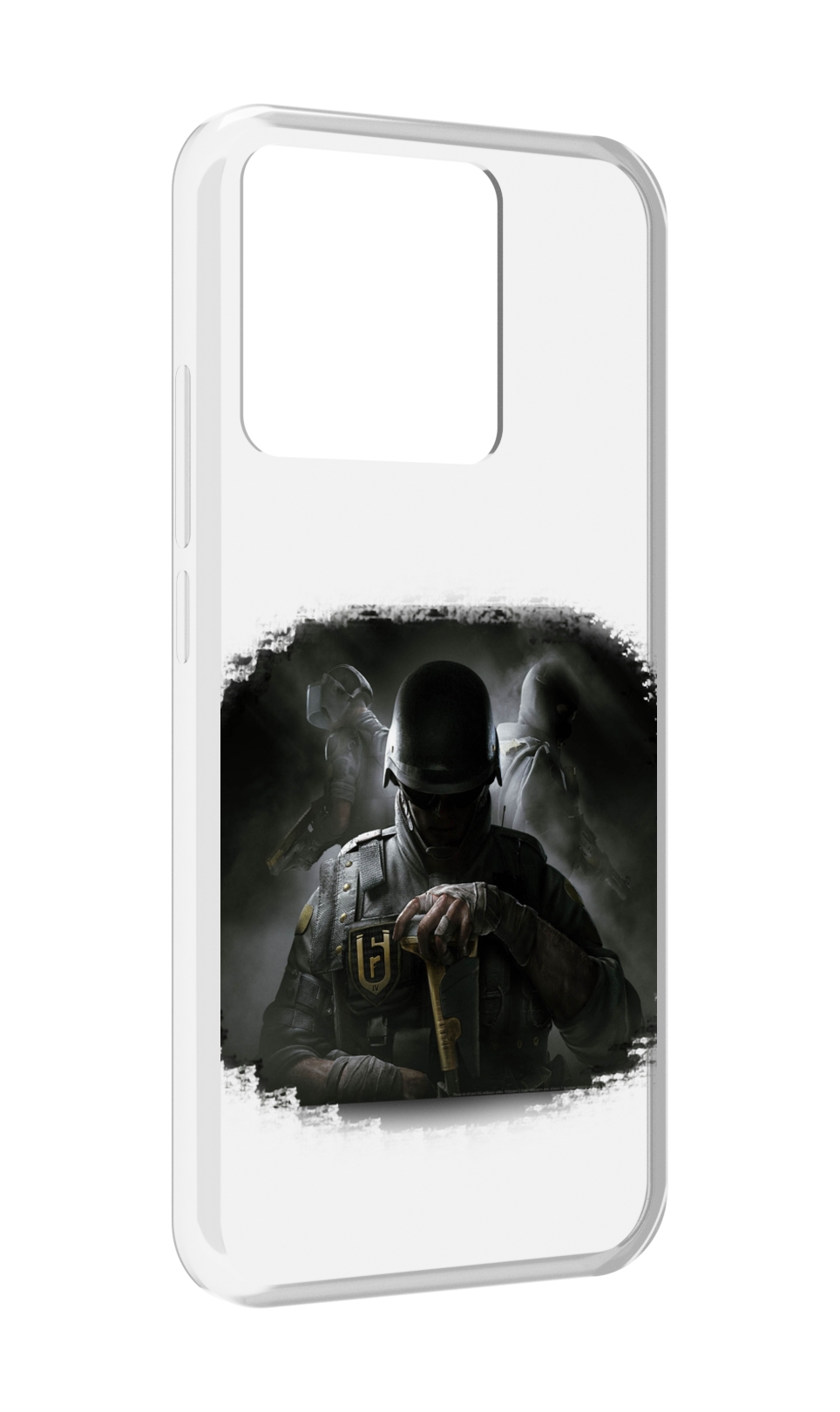 

Чехол MyPads Tocco для Xiaomi Redmi 10A Rainbow Six Siege, Прозрачный, Tocco