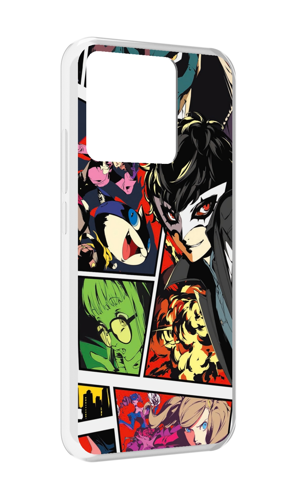 

Чехол MyPads Tocco для Xiaomi Redmi 10A Persona 5 art, Прозрачный, Tocco