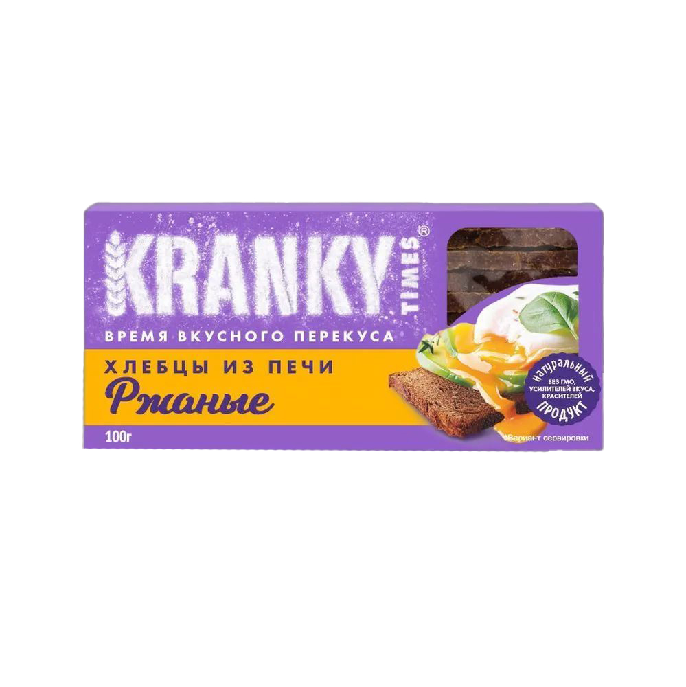 

Хлебцы Kranky Times ржаные 100 г