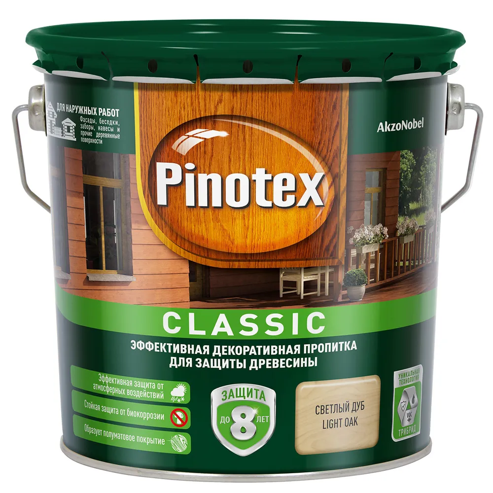 

Антисептик PINOTEX Classic дуб 2,7 л