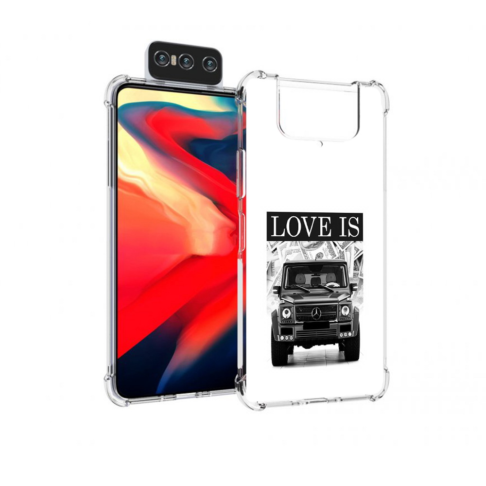 Чехол MyPads Tocco для Asus Zenfone 8 Flip гелик