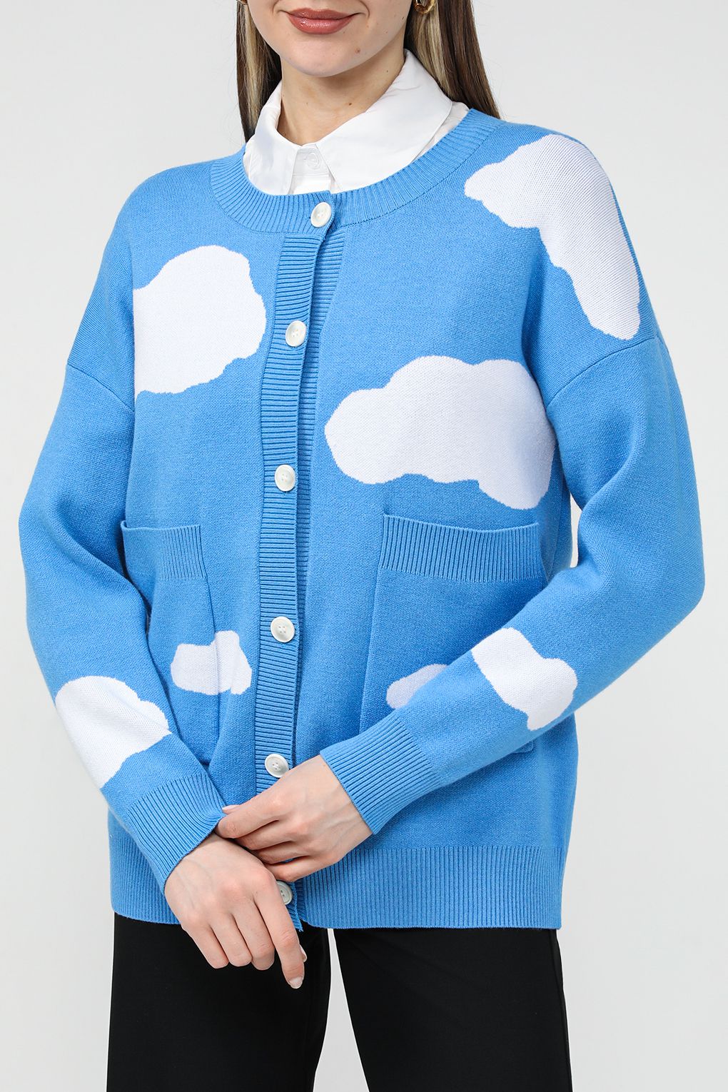

Кардиган женский COLORPLAY CP2403Т4234 голубой XL, CP2403Т4234