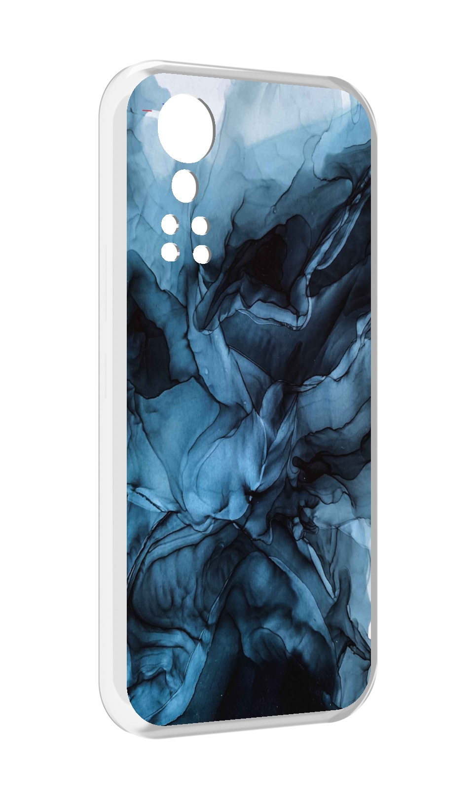 Чехол MyPads голубой дымок для ZTE Axon 30 5G / Axon 30S