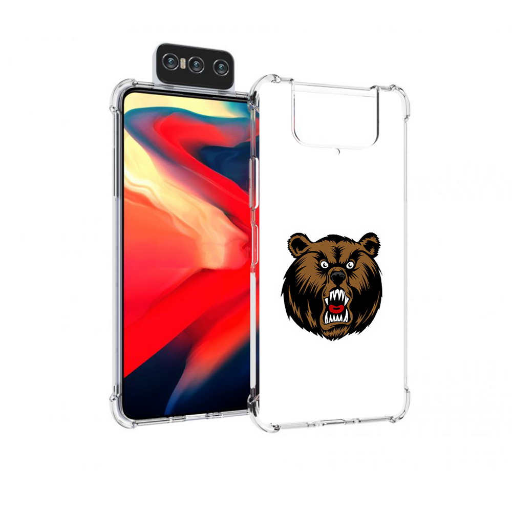 

Чехол MyPads Tocco для Asus Zenfone 8 Flip бурый, Прозрачный, Tocco