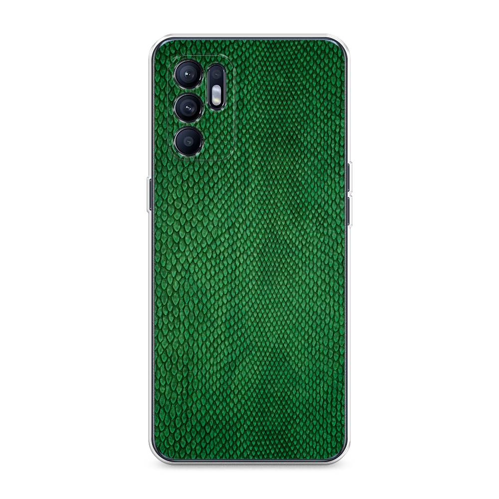 

Чехол Awog на Oppo Reno 6 4G "Изумрудная змея", Разноцветный, 257850-3