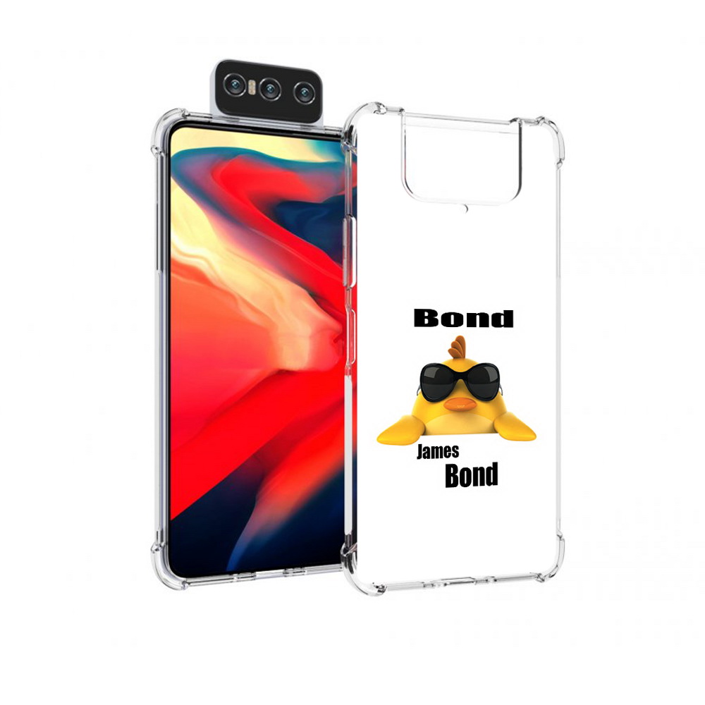 

Чехол MyPads Tocco для Asus Zenfone 8 Flip бонд, Прозрачный, Tocco