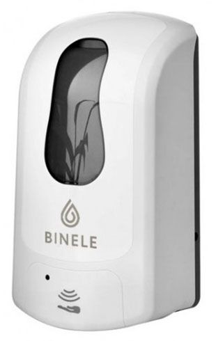 Дозатор для жидкого мыла автоматический Binele eSpray для антисептика наливной, 1л.